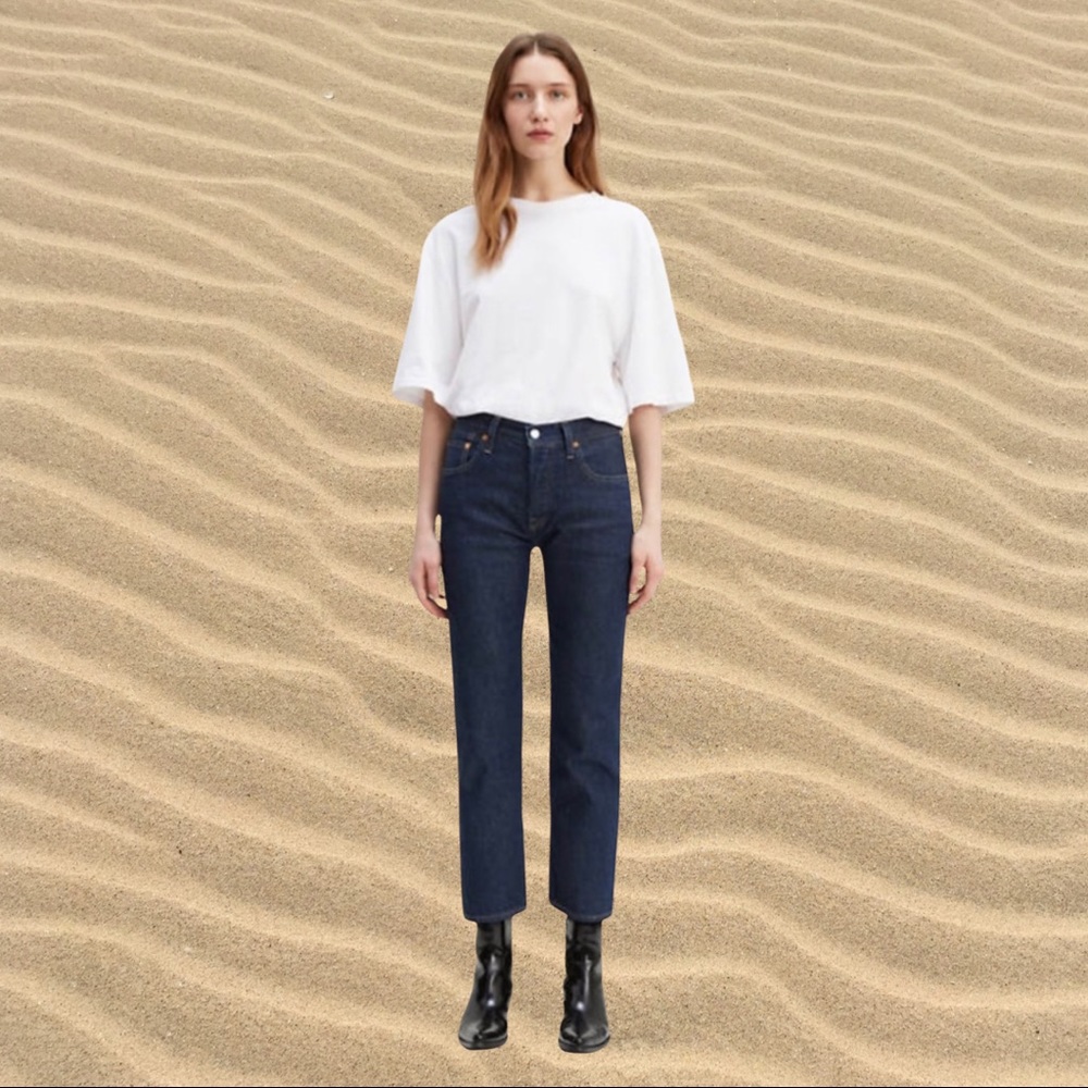 New! Levi’s 501 Original cropped women’s jeans